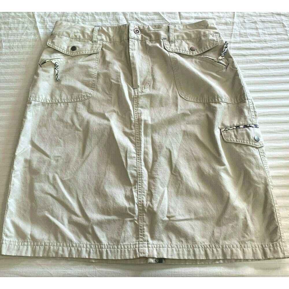 CHRISTOPHER BANKS WOMENS CARGO SKIRT SIZE 8